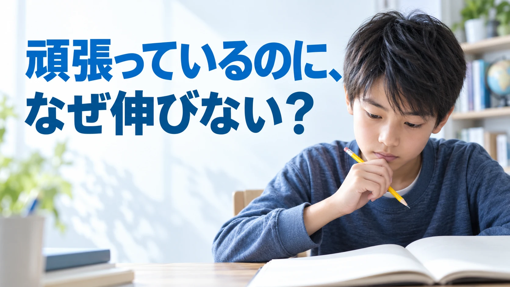 頑張っているのに、なぜ伸びない？（AI生成の特集バナー）